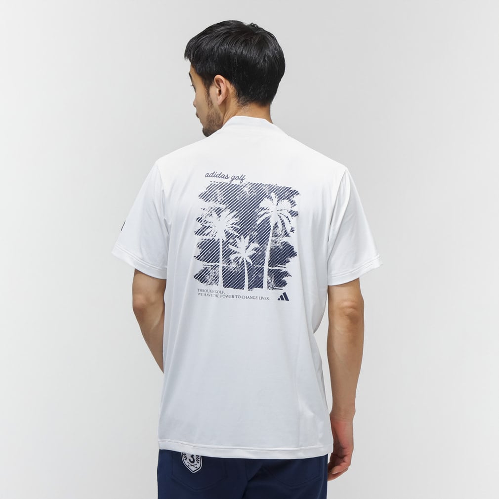 アディダス ゴルフウェア 半袖シャツ 春 夏 バックグラフィックSS
