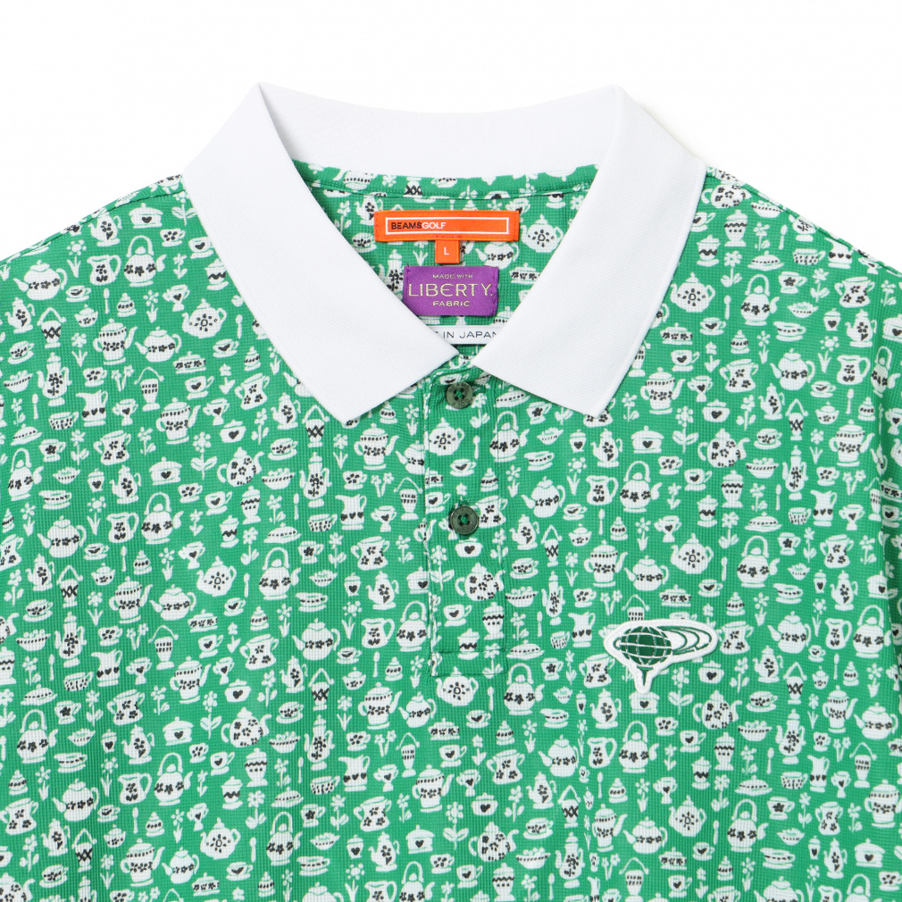 2025年 ビームスゴルフ リバティ 別注 長袖 ゴルフ ポロシャツ 完売品