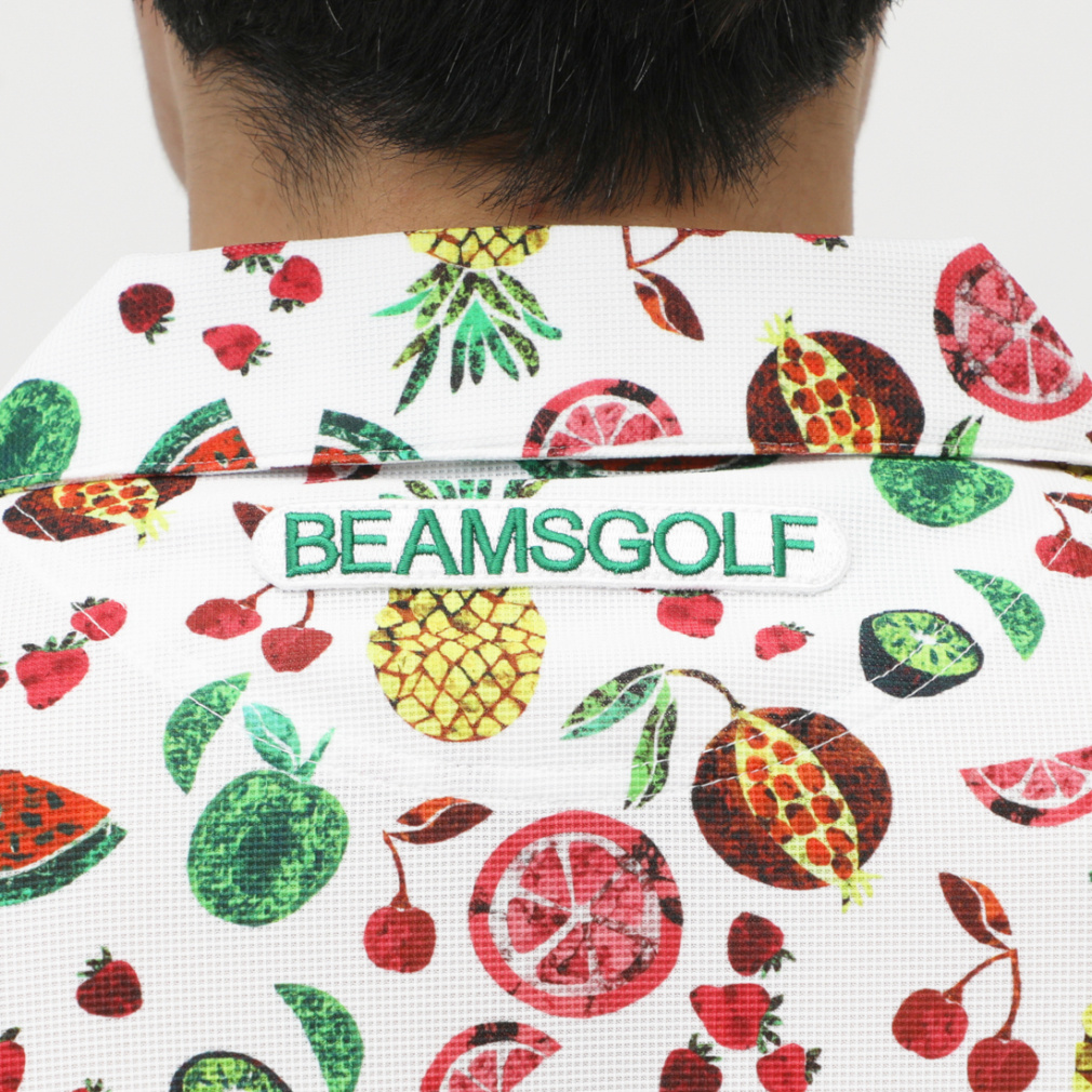 【新品】ビームスゴルフ／ポロシャツ／半袖 ビームスゴルフ ポロシャツ トップス 半袖 ゴルフウエア 日本製 メンズ