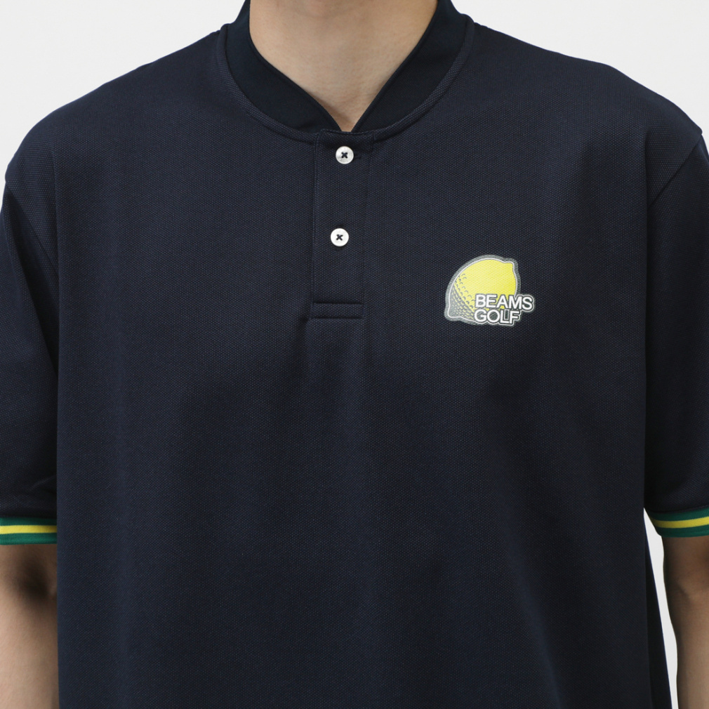 ORANGE LABEL / レモンロゴ ブレードカラー ポロシャツ 8202021333