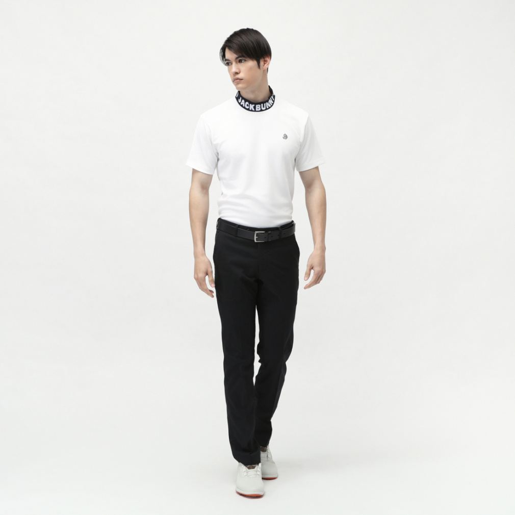 ジャック バニー ゴルフウェア 半袖シャツ 春 夏 ダブルフェイスカノコ