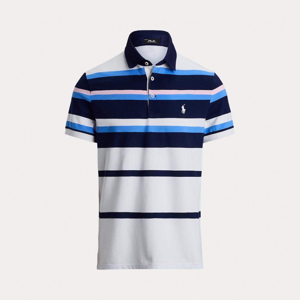 ラルフローレン ゴルフウェア 半袖シャツ 春 夏 マルチストライプ