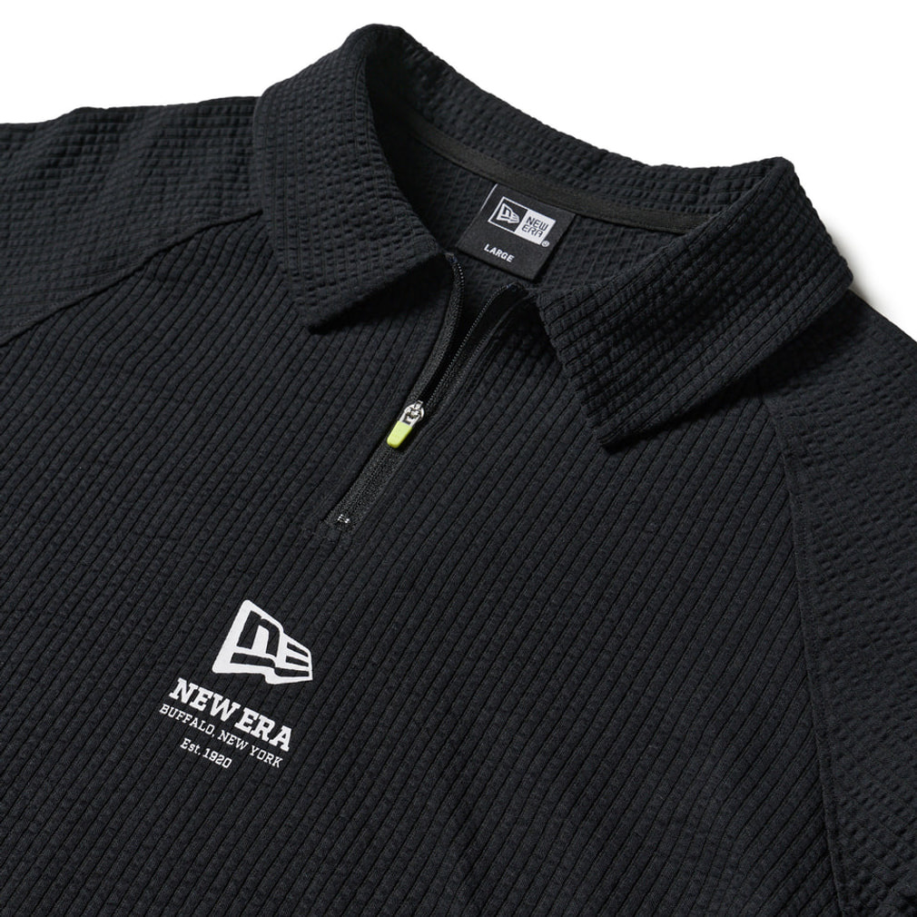 ニューエラ ゴルフウェア 半袖シャツ 春 夏 GF SS SEERSUCKER POLO BLK