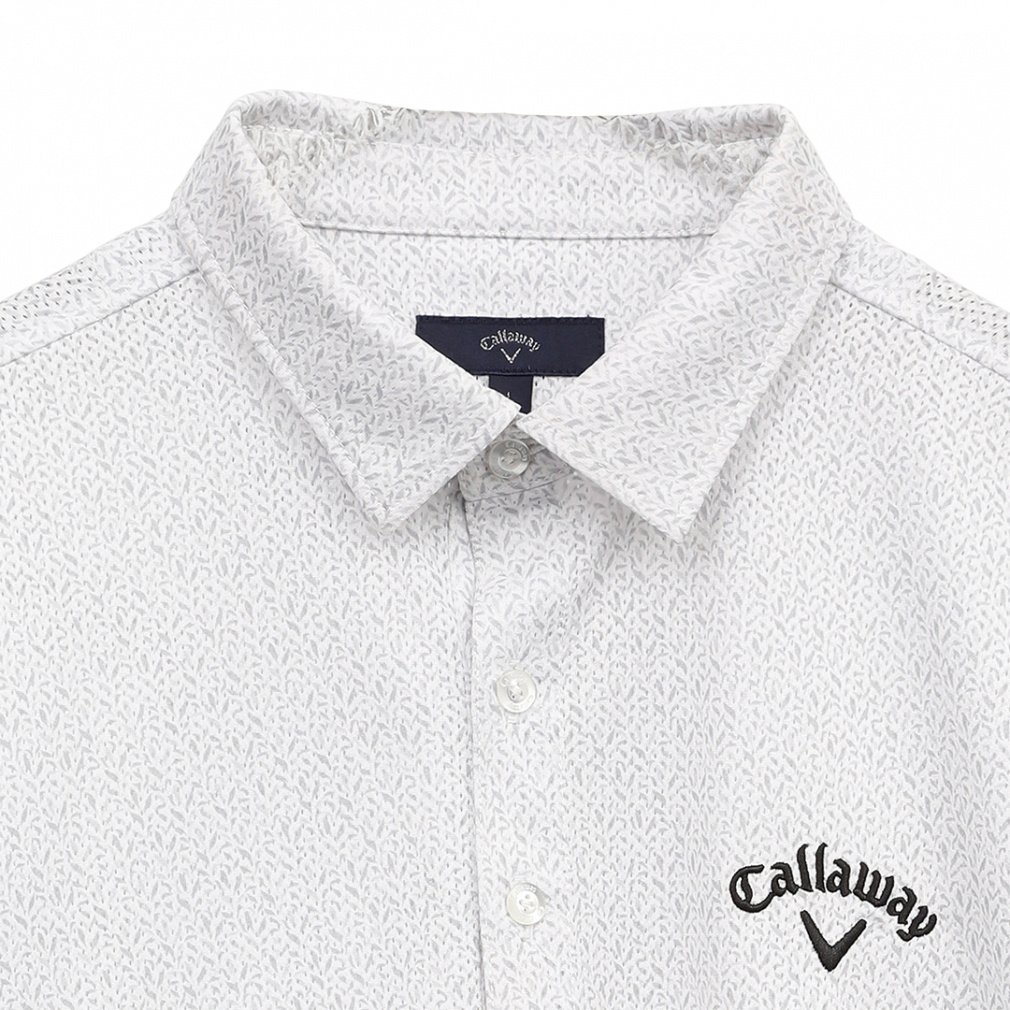 キャロウェイ　ゴルフシャツ キャロウェイ ゴルフウェア 半袖シャツ 春 夏 かざあなボタニカル