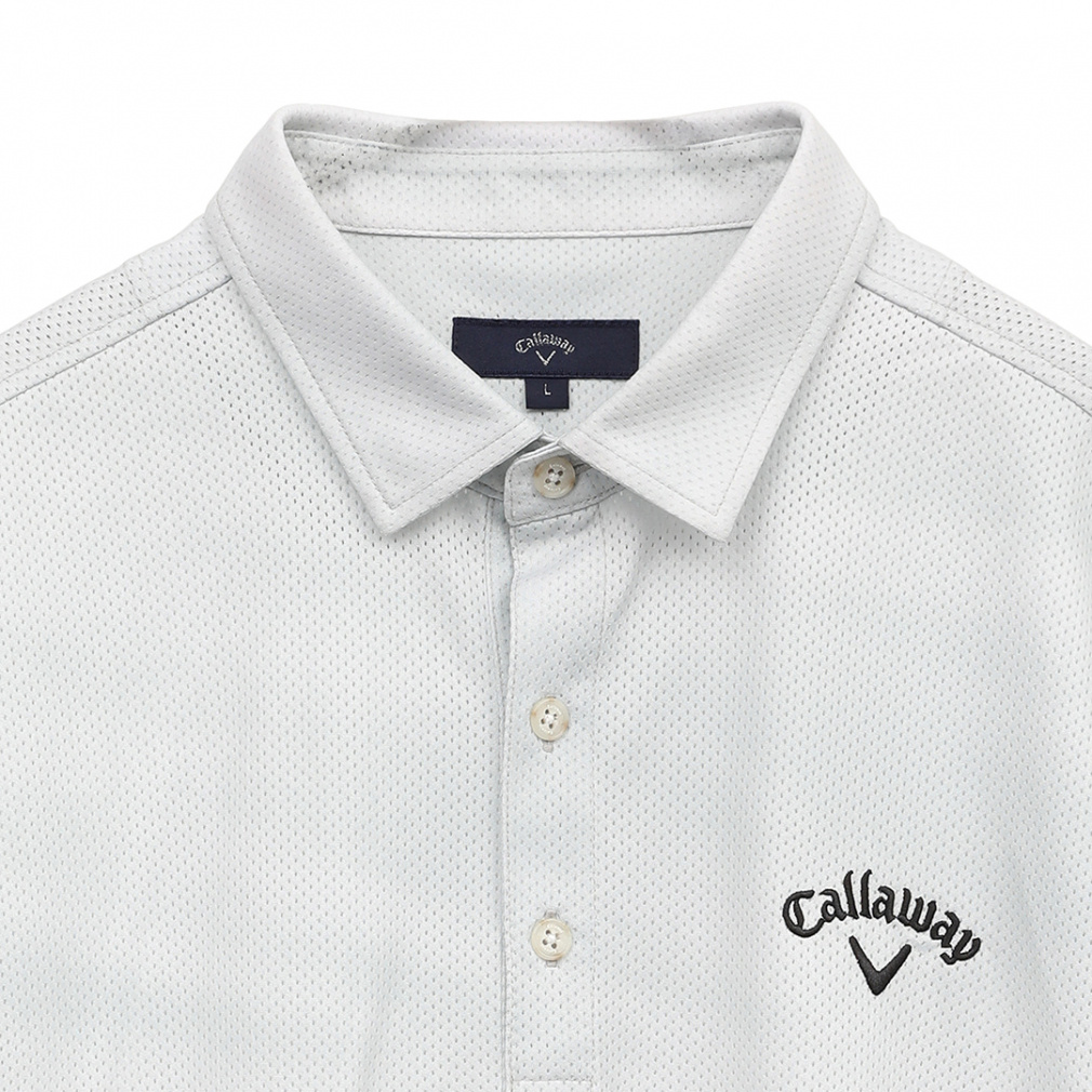 キャロウェイ ゴルフウェア 半袖シャツ 春 夏 かざあな水面プリント