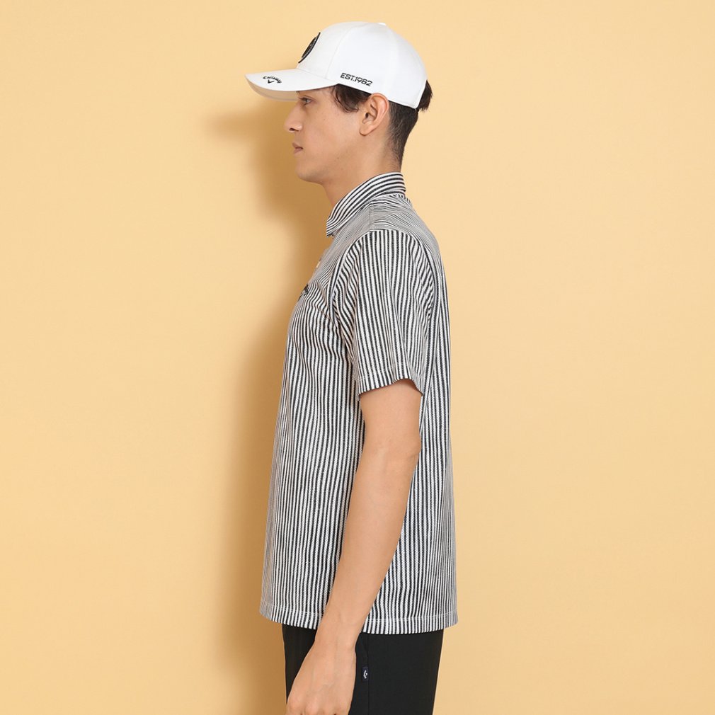 キャロウェイ ゴルフウェア 半袖シャツ 春 夏 かざあなメッシュ