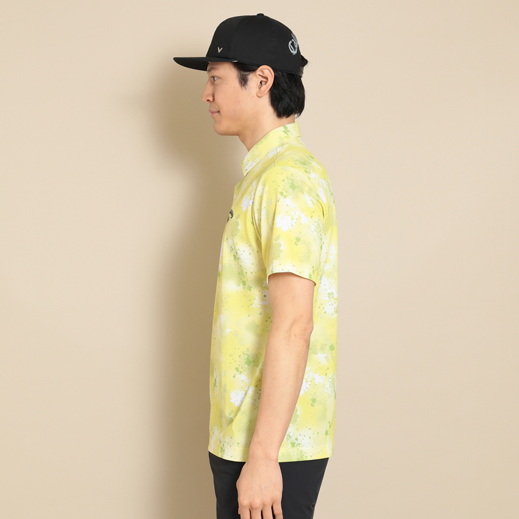 キャロウェイ ゴルフウェア 半袖シャツ 春 夏 裏クールスプレー