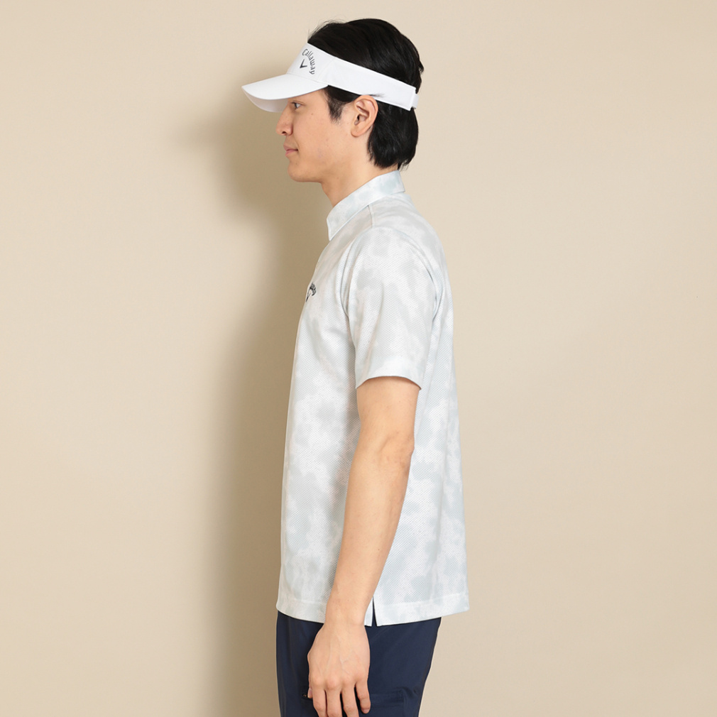 かざあなメッシュムラ染めプリントシャツ C24134122｜Alpen Online