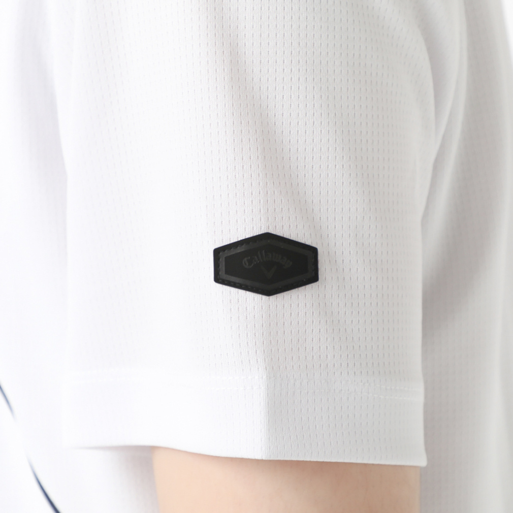 キャロウェイ ゴルフウェア 半袖シャツ 春 夏 パワーラインプリント