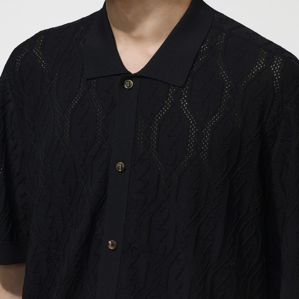 ジョーダン ゴルフウェア 半袖シャツ SP ゴルフ KNIT BTN DN (II7267