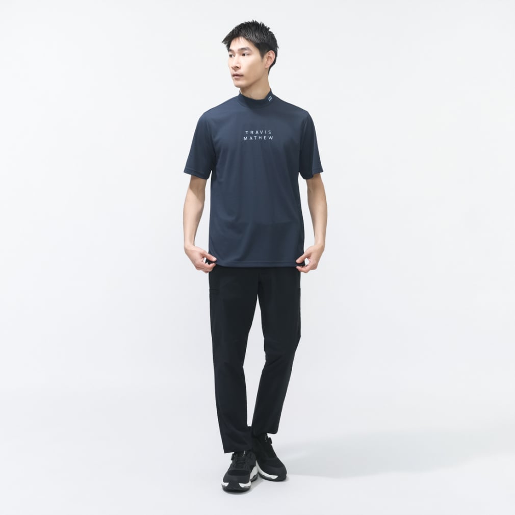 Travis Mathew トラヴィス　マシュー　ロンT トレーナー　ロゴ アウトレット】長袖クルースウェット(中間着(セーター、トレーナー