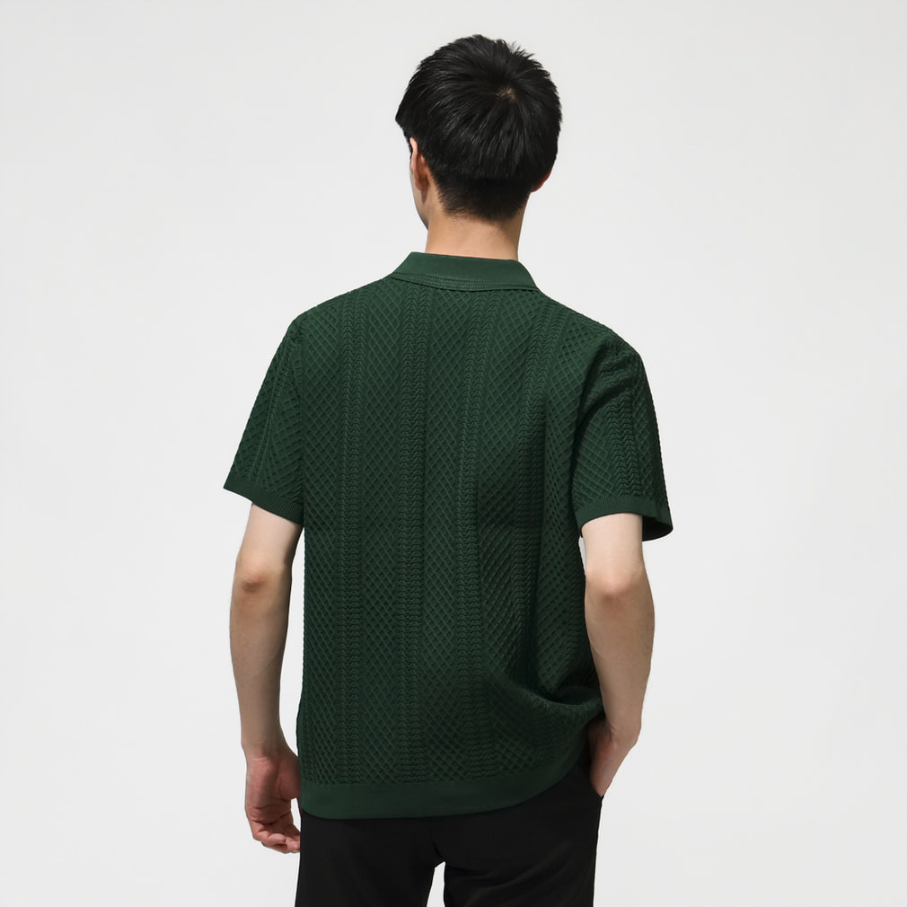 サタデーズニューヨークシティ ゴルフウェア 半袖シャツ 春 夏 SS KNIT