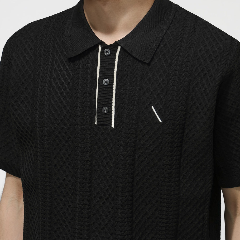 サタデーズニューヨークシティ ゴルフウェア 半袖シャツ 春 夏 SS KNIT