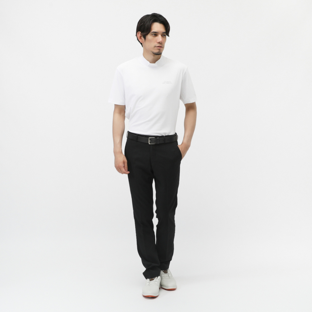 Dot mesh Half SS Mock neck BGM15070｜Alpen Online