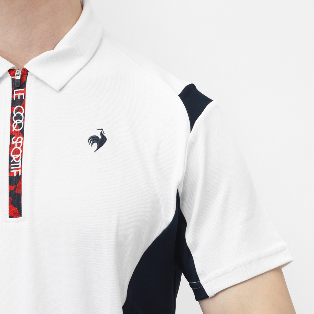 ルコックスポルティフ ゴルフ ゴルフウェア 半袖シャツ 秋 冬 無地