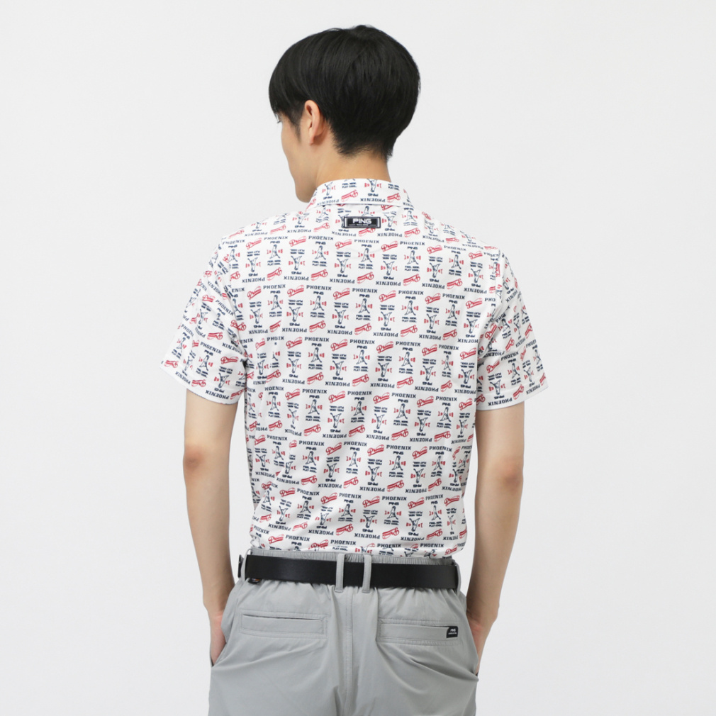 ドットメッシュ総柄半袖ポロシャツ 6215260703｜Alpen Online