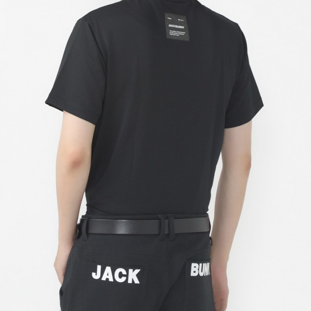 ジャック バニー ゴルフウェア 半袖シャツ 秋 冬 裏メッシュ点接触