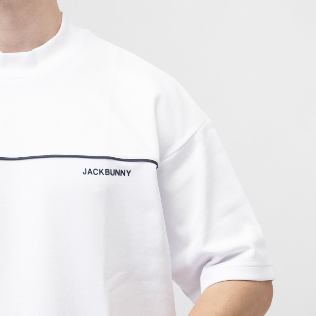 ジャック バニー ゴルフウェア 半袖シャツ 秋 冬 天竺ポンチ 五分袖