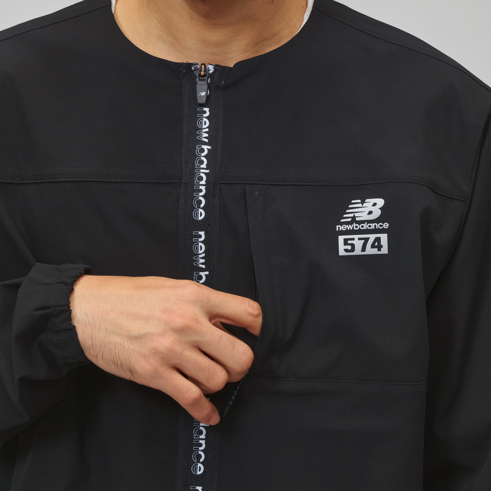 ニューバランス ゴルフウェア 長袖ウインドブレーカー 秋 冬 FULL ZIP