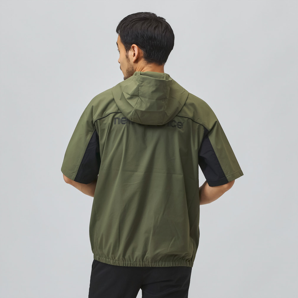 ニューバランス ゴルフウェア 半袖ウインドブレーカー 秋 冬 HALF ZIP