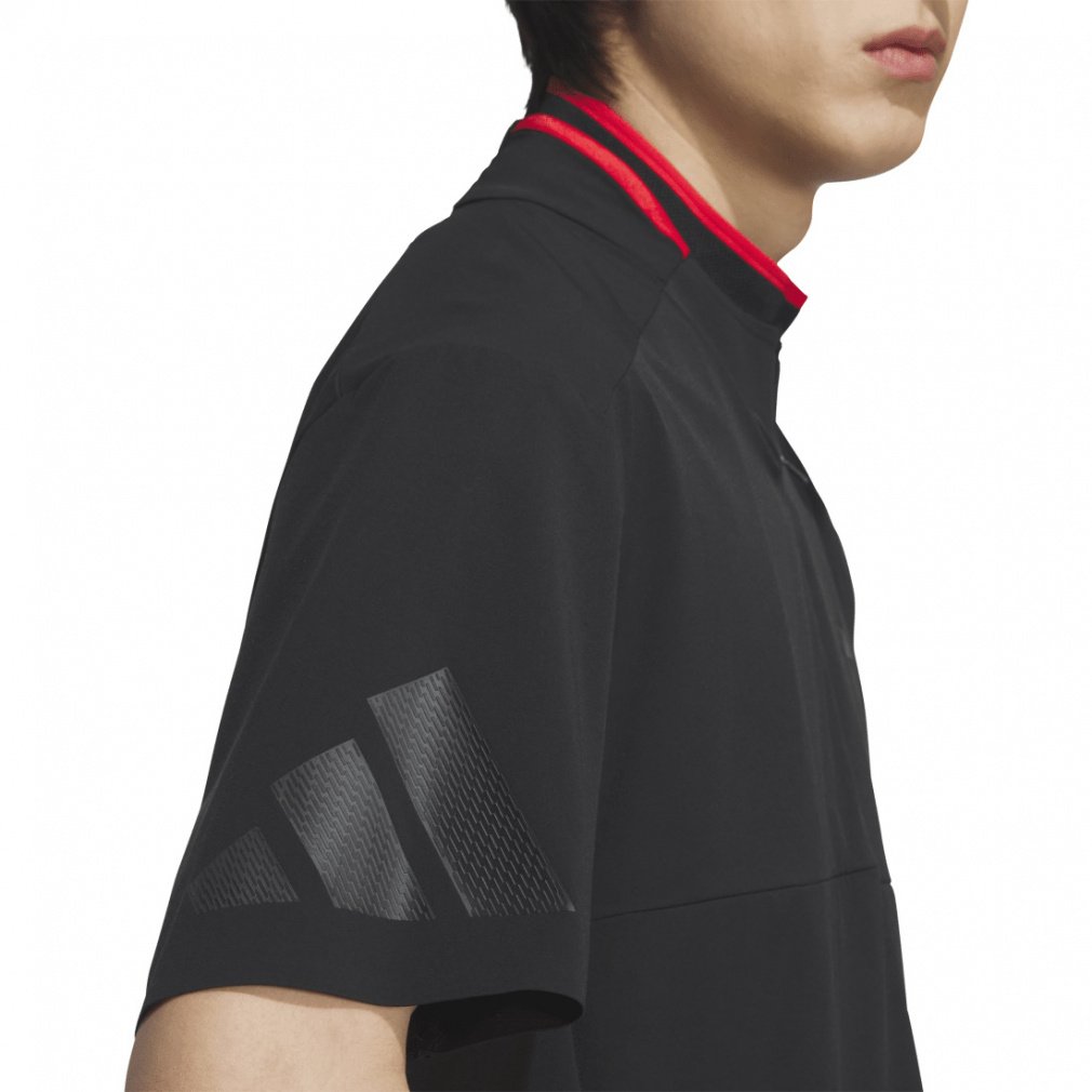 アディダス ゴルフウェア 半袖ウインドブレーカー 春 夏 アディゼロ 撥