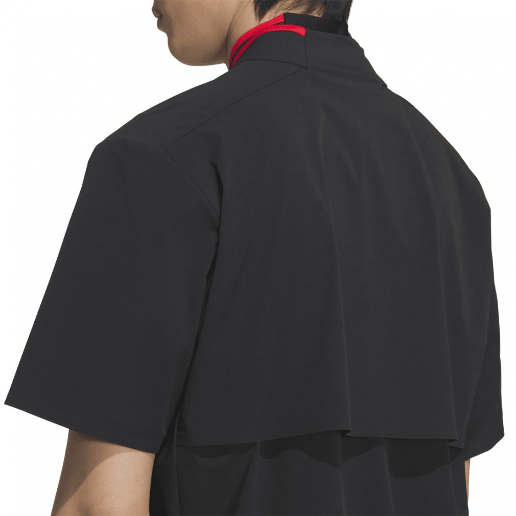 アディダス ゴルフウェア 半袖ウインドブレーカー 春 夏 アディゼロ 撥