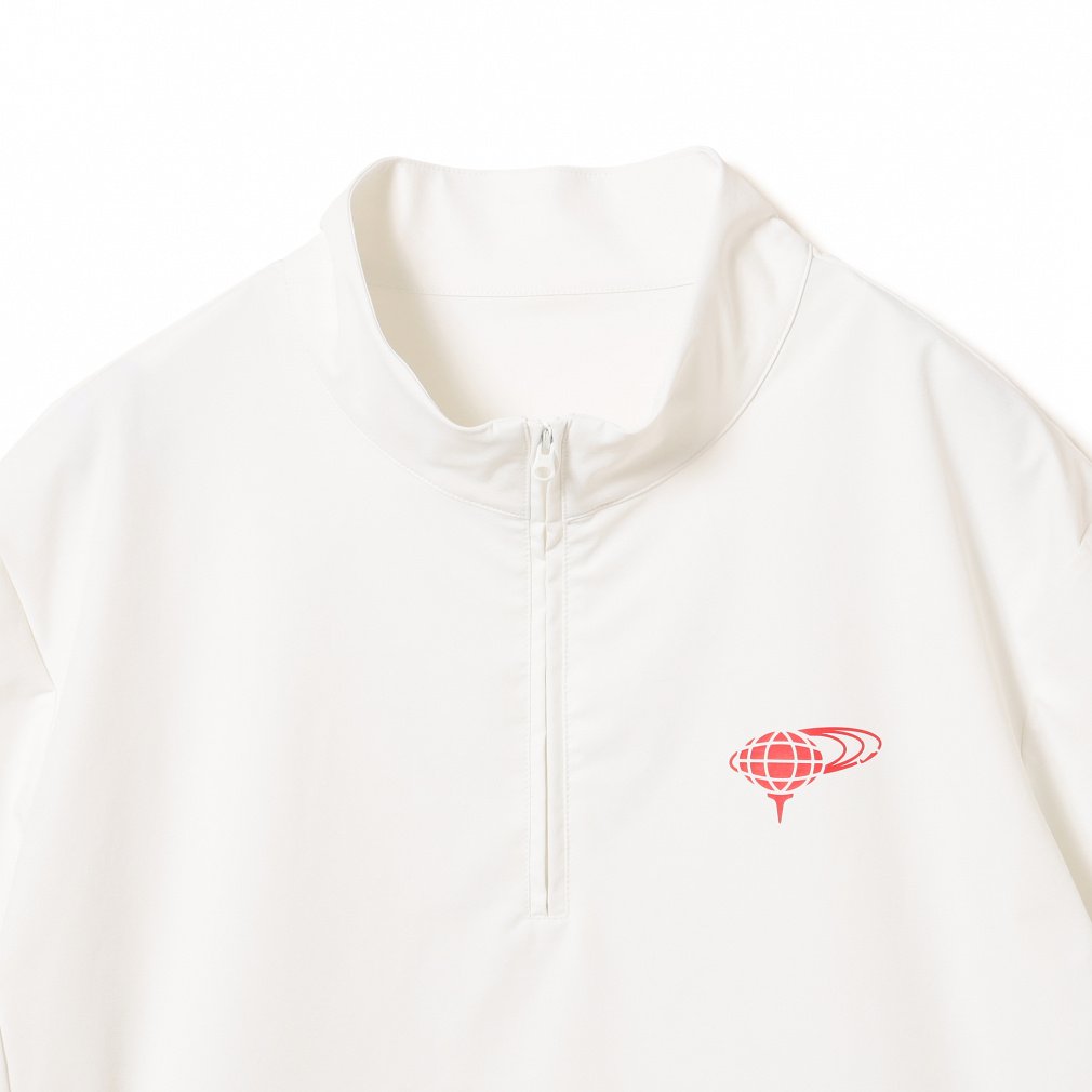 ビームスゴルフ ゴルフウェア 半袖ウインドブレーカー 春 夏 ORANGE