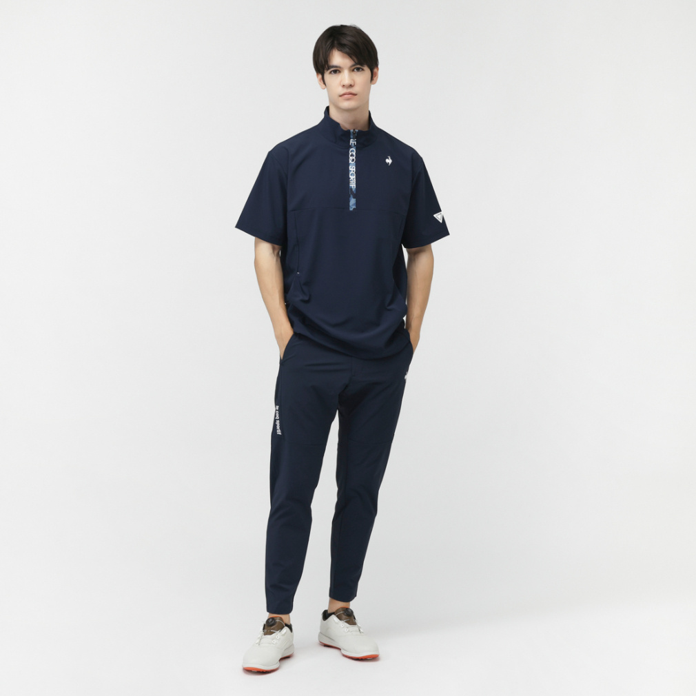 ルコックスポルティフ ゴルフ ゴルフウェア 半袖ウインドブレーカー 秋