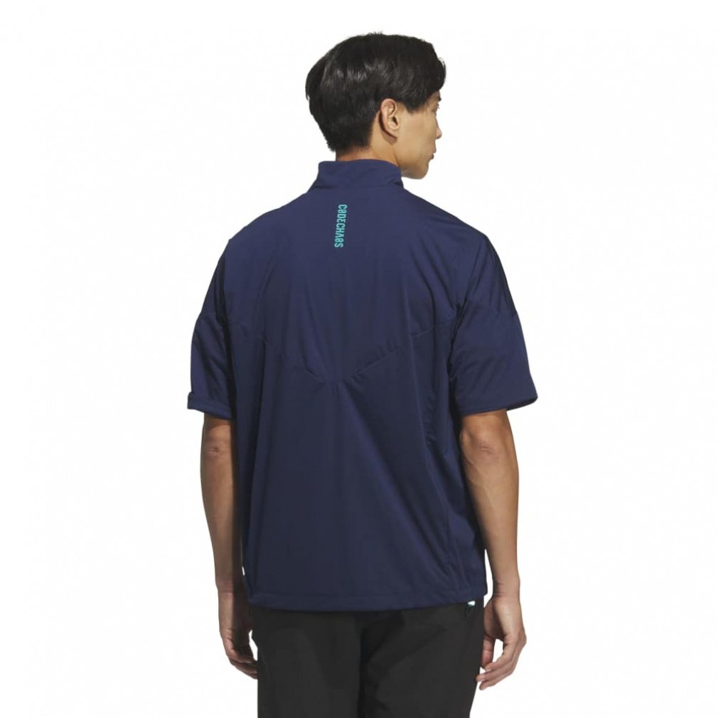 アディダス ゴルフウェア 半袖ウインドブレーカー 秋 冬 コードカオス