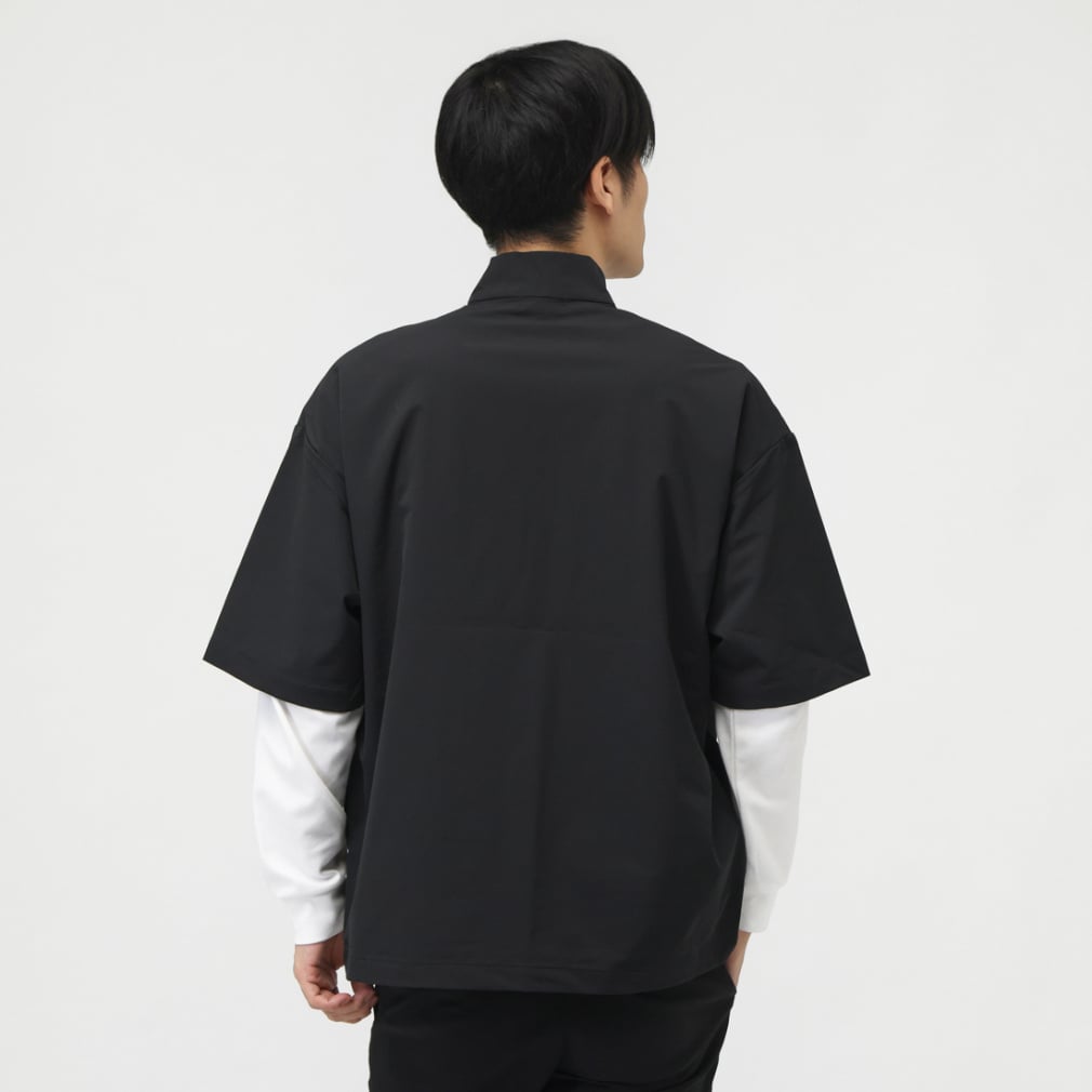 ピン ゴルフウェア 半袖ウインドブレーカー 秋 冬 24FW半袖スニード