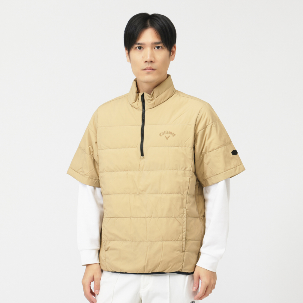 キャロウェイ ゴルフウェア 中綿ジャケット 秋 冬 ストレッチナイロン