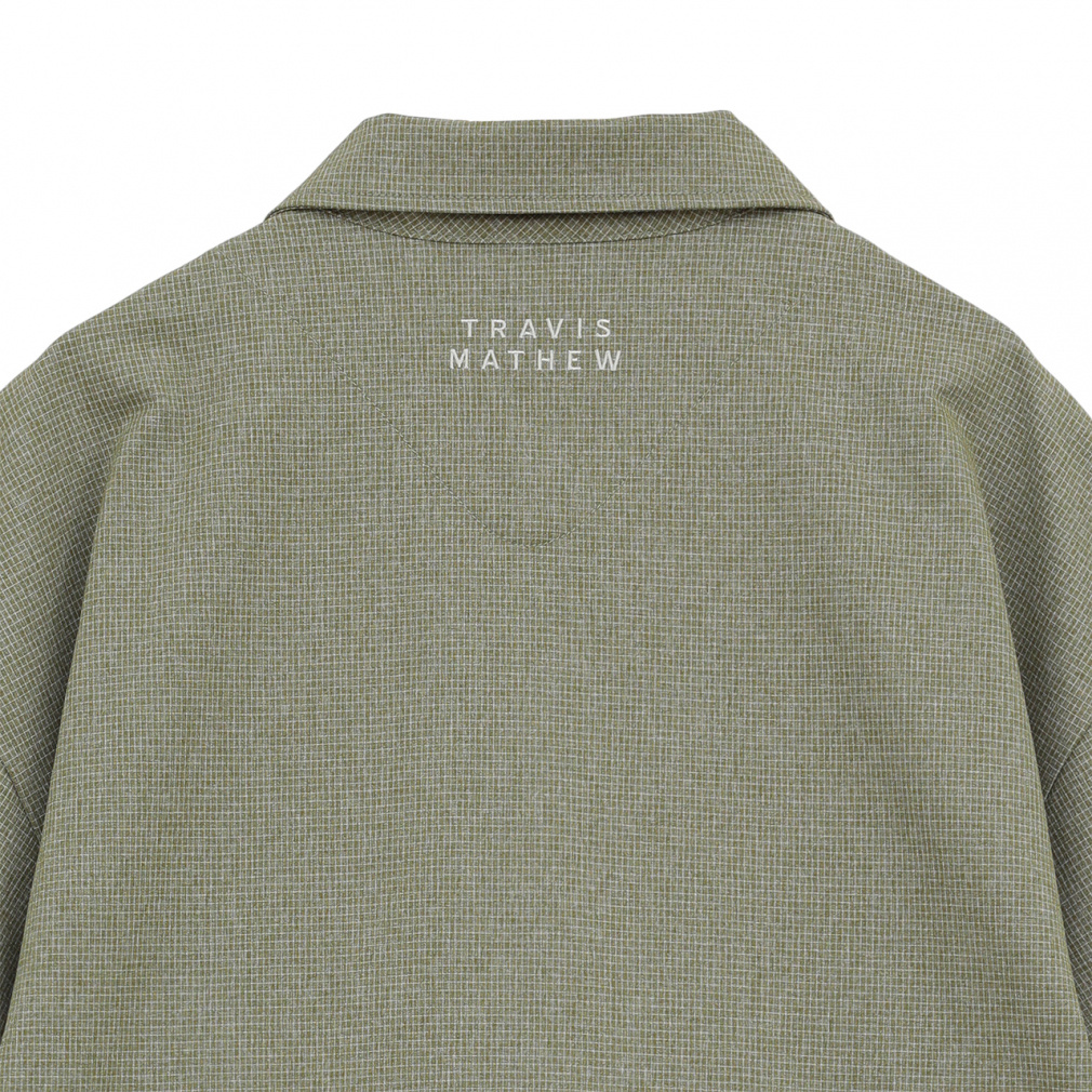 【新品】トラヴィスマシュー／半袖ジャケット 新品】トラヴィスマシュー／半袖ジャケット ストレッチ クォーター