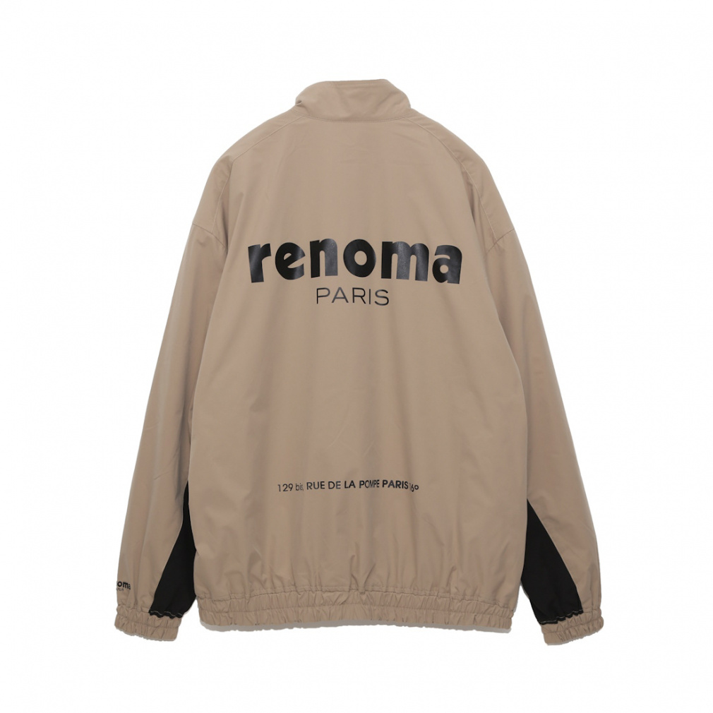 renoma golfダークグレー ジップアップジャケット renoma golfダークグレー ジップアップジャケット