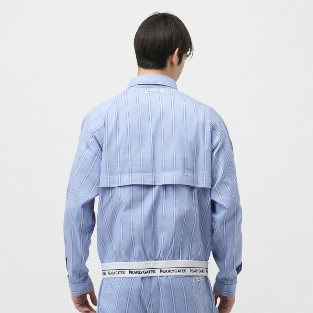 パーリーゲイツ ゴルフウェア 長袖ウインドブレーカー 春 夏 先染