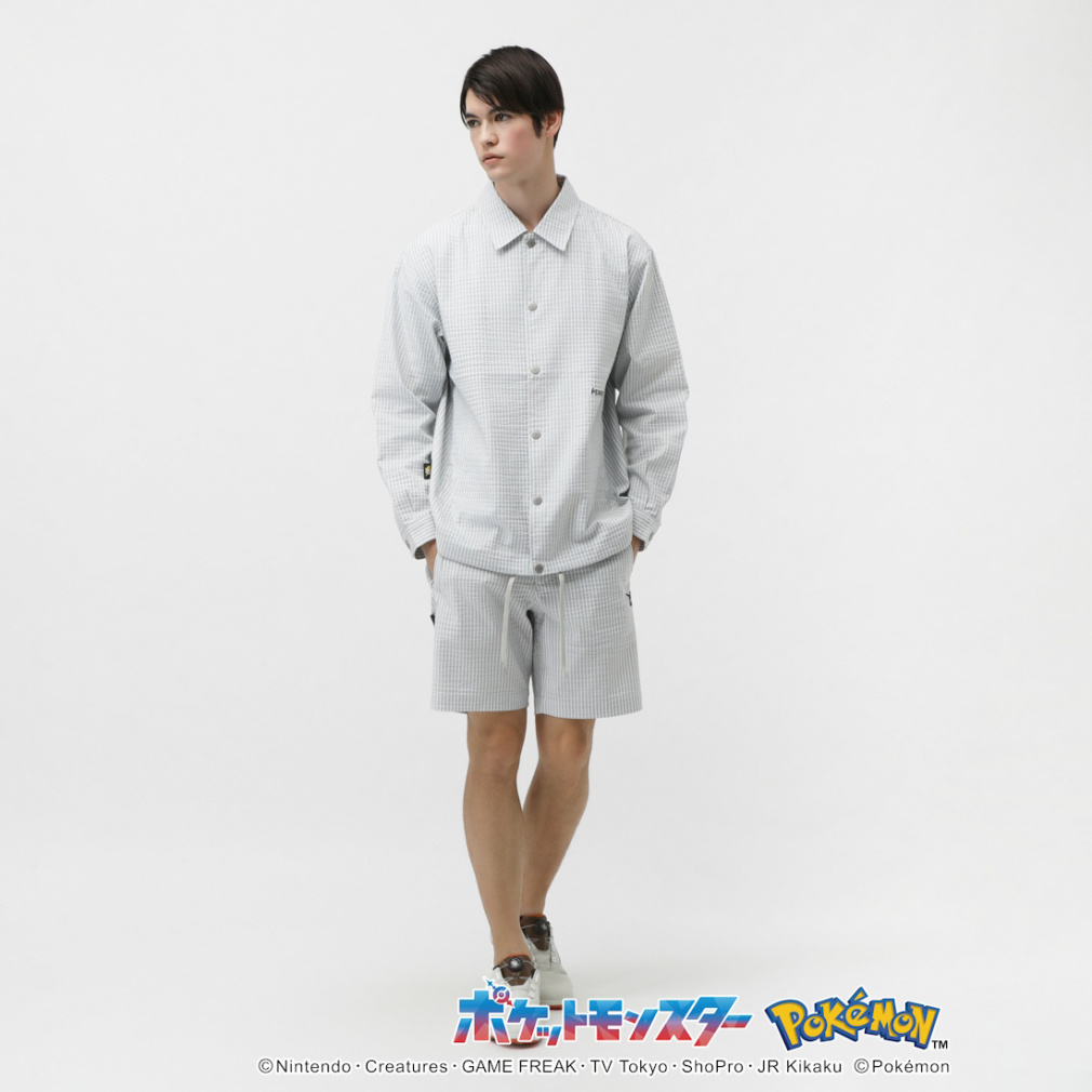 ポケモン】ピカチュウ C/Peサッカーストライプコーチジャケット