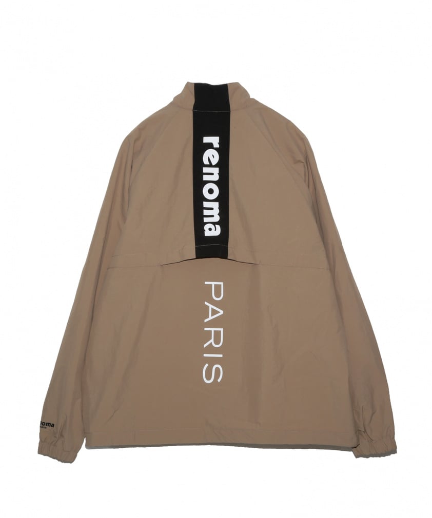 ゴルフウェア 長袖ウインドブレーカー 春 夏 BACK SWITCHING NYLON ZIP