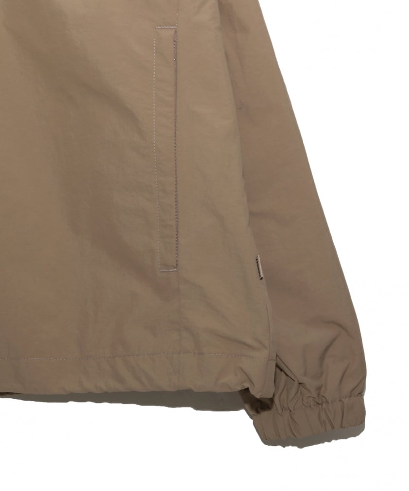 ゴルフウェア 長袖ウインドブレーカー 春 夏 BACK SWITCHING NYLON ZIP