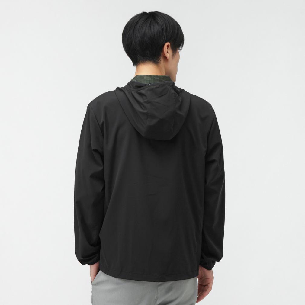 ティゴラ ゴルフウェア 長袖ウインドブレーカー 秋 冬 撥水ウインド