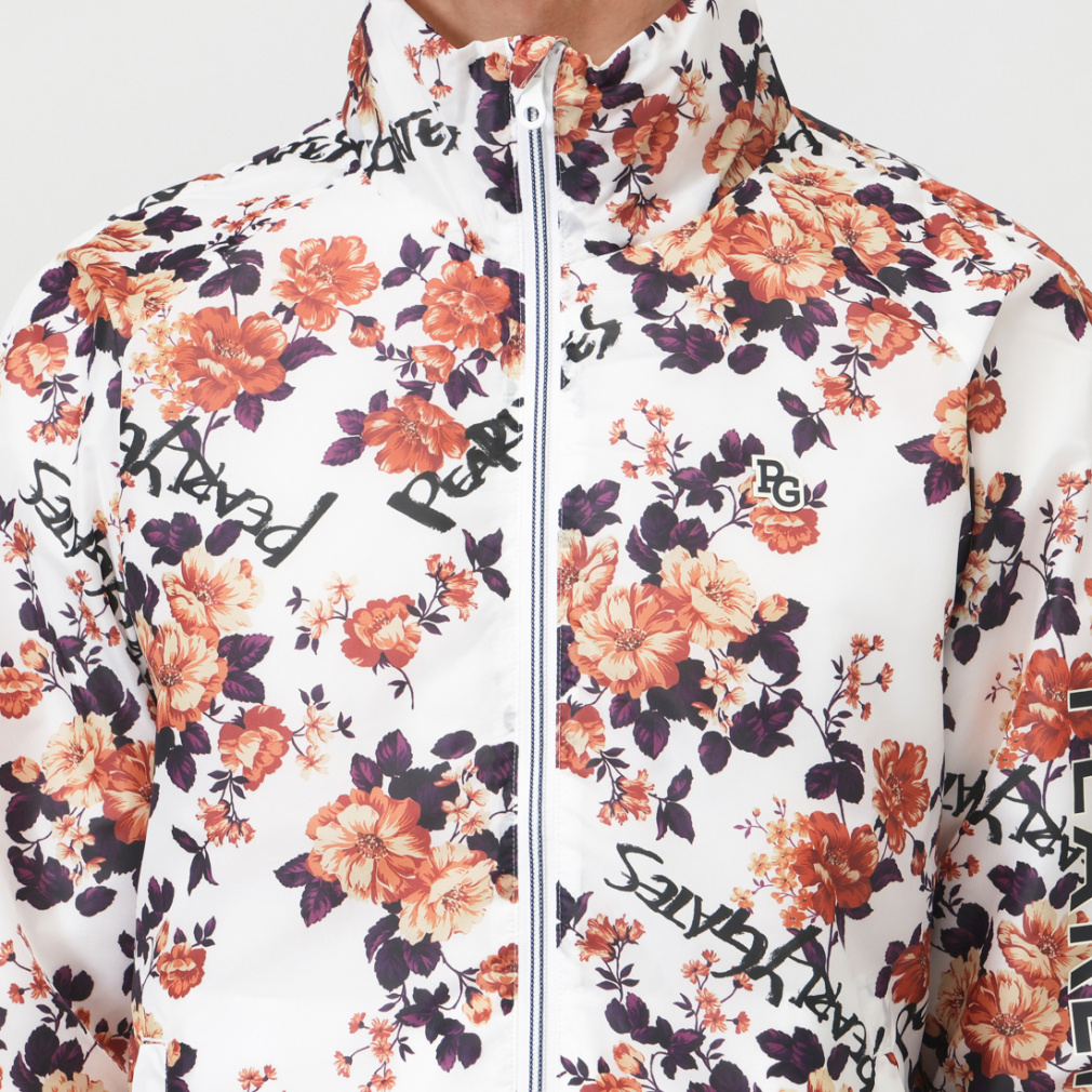 パーリーゲイツ ゴルフウェア 長袖ウインドブレーカー 秋 冬 Pe