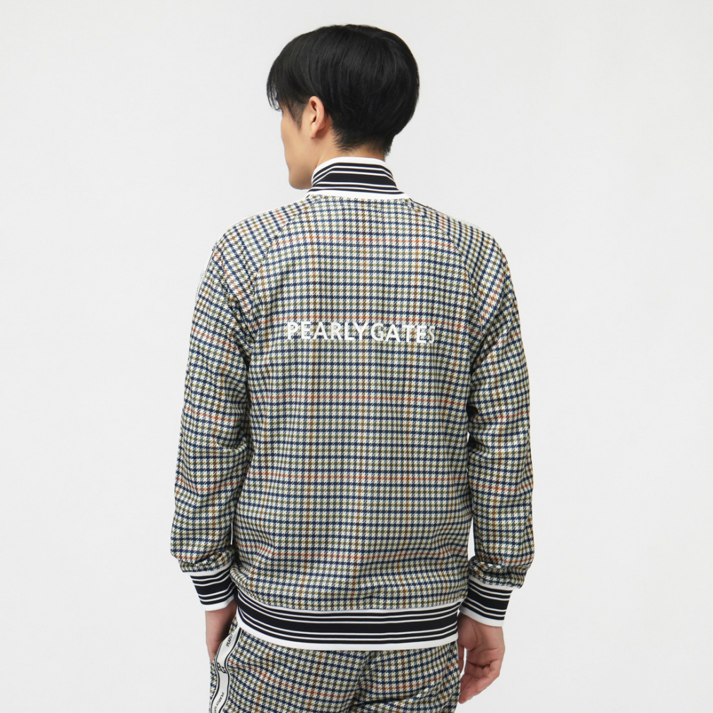 パーリーゲイツ ゴルフウェア 長袖ウインドブレーカー 秋 冬 Pe