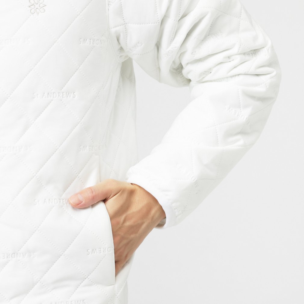 セントアンドリュース ゴルフウェア 中綿ジャケット 秋 冬 ロゴピン