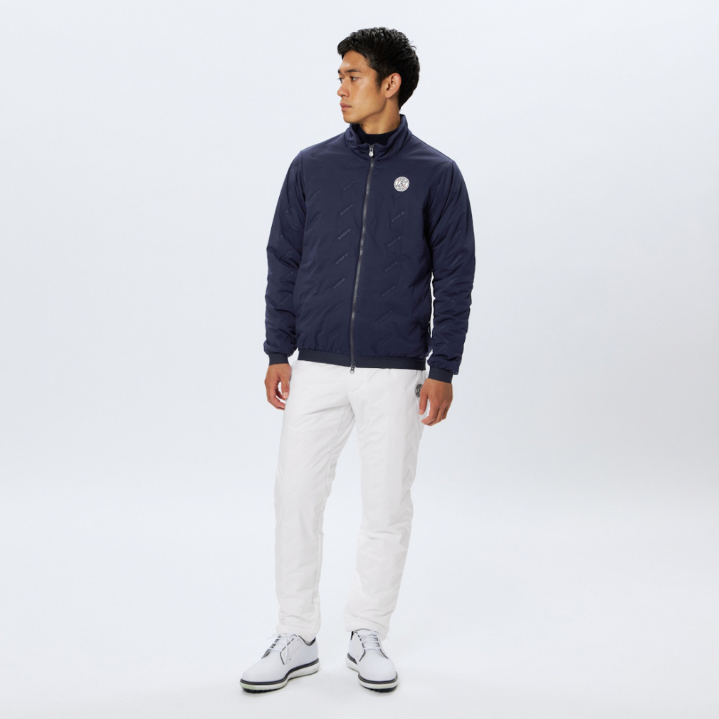 アンパスィ ゴルフウェア 中綿ジャケット 秋 冬 中わたブルゾン