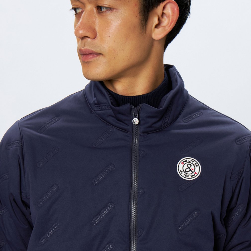 アンパスィ ゴルフウェア 中綿ジャケット 秋 冬 中わたブルゾン