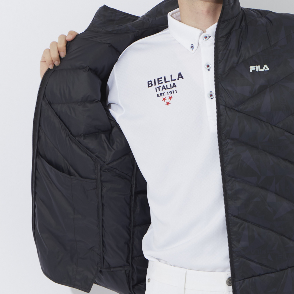 フィラ ゴルフウェア 中綿ジャケット 秋 冬 ハイブリッドダウン