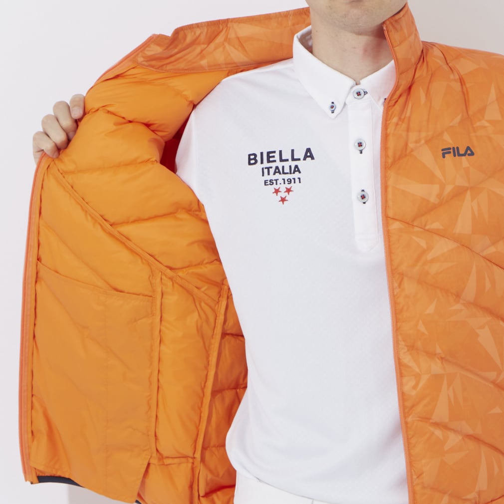 フィラ ゴルフウェア 中綿ジャケット 秋 冬 ハイブリッドダウン
