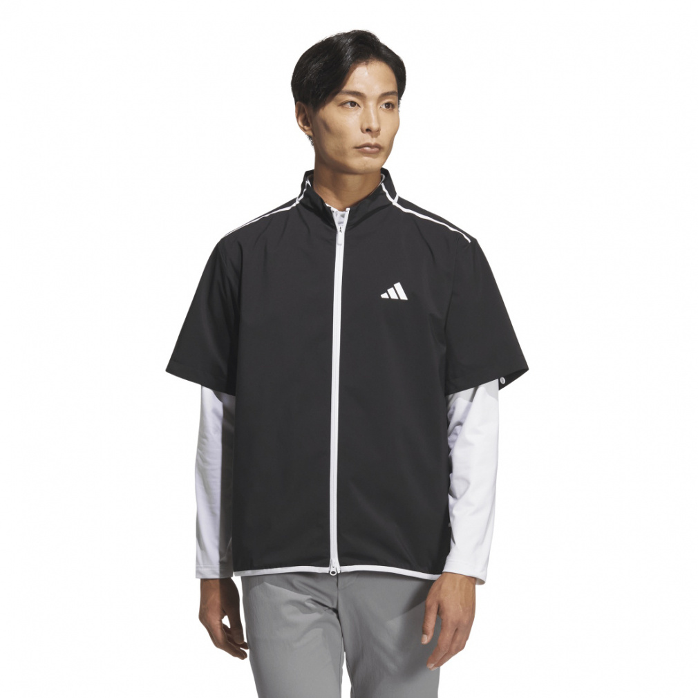 【美品】アディダスゴルフ ゴルフウェア 長袖 ジャケット ブルゾン メンズウェア adidas（アディダス） メンズ ブルゾン ゴルフウェア adidas GOLF 長袖