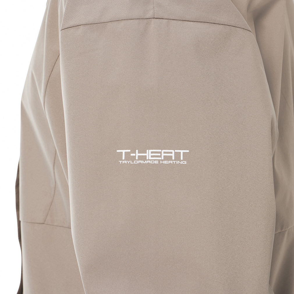 テーラーメイド　ゴルフウエア　リバーシブル　ジャケット　ブラウン　Lサイズ テーラーメイド ゴルフウェア 長袖ウインドブレーカー 秋 冬 M Tヒート