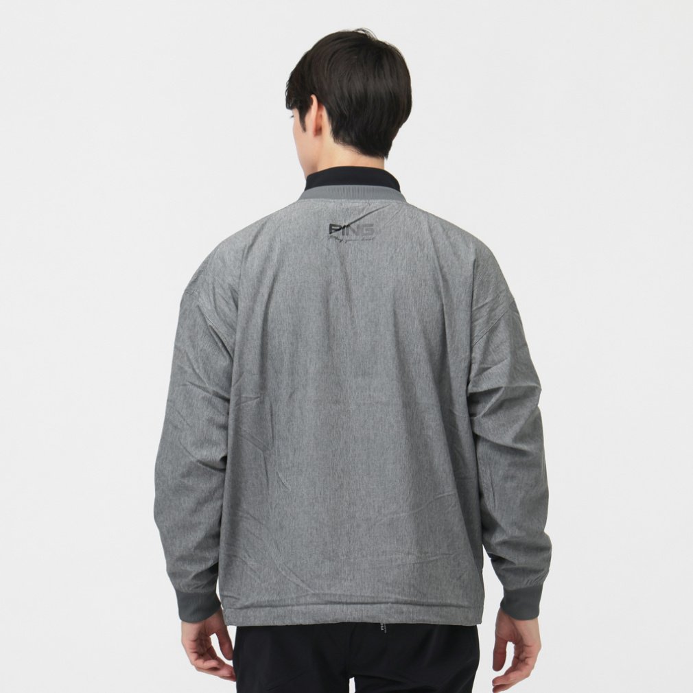 ピン ゴルフウェア 長袖ウインドブレーカー 秋 冬 ツインレイヤード