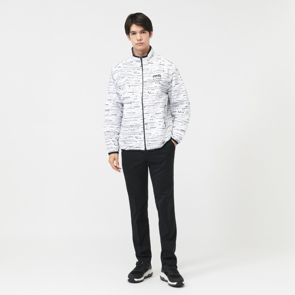 ピン ゴルフウェア 長袖ウインドブレーカー 秋 冬 24FWフルジップ