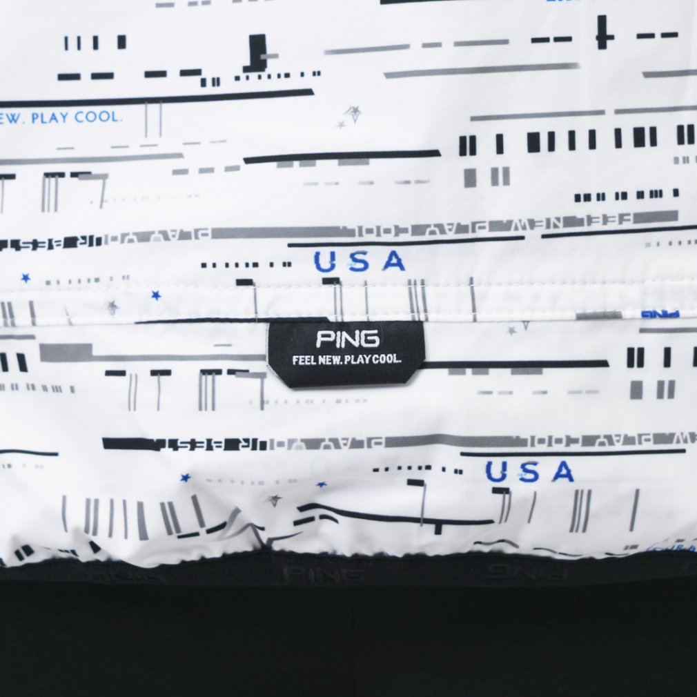 ピン ゴルフウェア 長袖ウインドブレーカー 秋 冬 24FWフルジップ